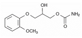 robaxin® (methocarbamolUSP) Structural Formula Illustration