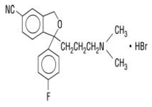 Celexa® (citalopram hydrobromide) - Structural Formula Illustration