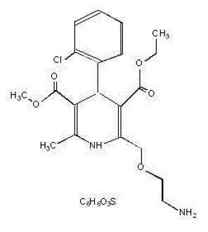 NORVASC® (amlodipine besylate) - Structural Formula Illustration
